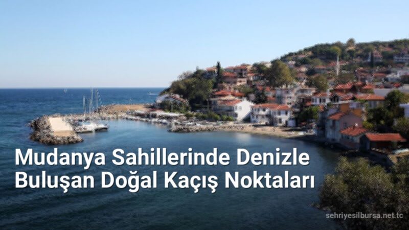 Mudanya Sahillerinde Denizle Buluşan Doğal Kaçış Noktaları - sehriyesilbursa.net.tc
